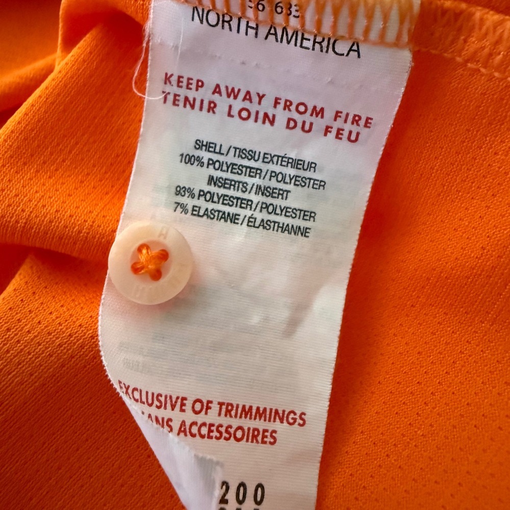 Puma Sportlifestyle Mens XL Orange Golf Polo Shirt Short Sleeve Performance - Picture 8 of 8